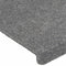 vidaXL - Trapmatten - zelfklevend - 15 - st - 65x24,5x3,5 - cm - grijs