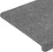 vidaXL - Trapmatten - zelfklevend - 15 - st - 65x24,5x3,5 - cm - grijs
