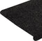 vidaXL - Trapmatten - zelfklevend - 15 - st - 65x24,5x3,5 - cm - antracietkleurig