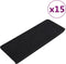 vidaXL - Trapmatten - zelfklevend - 15 - st - 65x24,5x3,5 - cm - zwart