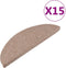 vidaXL - Trapmatten - zelfklevend - 15 - st - 65x24,5x3,5 - cm - zwart