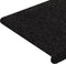 vidaXL - Trapmatten - zelfklevend - 15 - st - 65x24,5x3,5 - cm - zwart