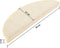 vidaXL - Trapmatten - zelfklevend - 15 - st - sisal-look - 56x17x3 - cm - crèmekleurig
