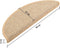 vidaXL - Trapmatten - zelfklevend - 15 - st - sisal-look - 56x17x3 - cm - lichtbeige