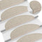 vidaXL - Trapmatten - zelfklevend - 15 - st - sisal-look - 56x17x3 - cm - grijs