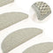 vidaXL - Trapmatten - zelfklevend - 15 - st - sisal-look - 56x17x3 - cm - crèmekleurig