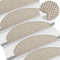 vidaXL - Trapmatten - zelfklevend - 15 - st - sisal-look - 56x17x3 - cm - zandkleurig