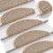 vidaXL - Trapmatten - zelfklevend - 15 - st - sisal-look - 56x17x3 - cm - donkerbeige