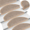 vidaXL - Trapmatten - zelfklevend - 15 - st - sisal-look - 56x17x3 - cm - lichtbeige