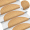 vidaXL - Trapmatten - zelfklevend - 15 - st - sisal-look - 56x17x3 - cm - sisalkleurig