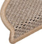 vidaXL - Trapmatten - zelfklevend - 15 - st - sisal-look - 56x17x3 - cm - lichtbeige