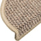vidaXL - Trapmatten - zelfklevend - 15 - st - sisal-look - 56x17x3 - cm - donkerbeige