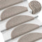 vidaXL - Trapmatten - zelfklevend - 15 - st - sisal-look - 56x17x3cm - zilverkleurig