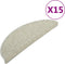 vidaXL - Trapmatten - zelfklevend - 15 - st - sisal-look - 65x21x4 - cm - lichtgroen