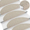 vidaXL - Trapmatten - zelfklevend - 15 - st - sisal-look - 65x21x4 - cm - taupe