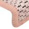 vidaXL - Trapmatten - zelfklevend - 15 - st - sisal-look - 65x21x4 - cm - rood