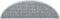 vidaXL - Trapmatten - zelfklevend - 15 - st - sisal-look - 65x21x4 - cm - blauw