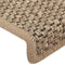 vidaXL - Trapmatten - zelfklevend - 15 - st - sisal-look - 65x21x4 - cm - donkerbeige