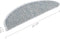 vidaXL - Trapmatten - zelfklevend - 15 - st - sisal-look - 65x21x4 - cm - blauw