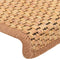 vidaXL - Trapmatten - zelfklevend - 15 - st - sisal-look - 65x21x4 - cm - oranje