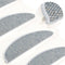 vidaXL - Trapmatten - zelfklevend - 15 - st - sisal-look - 65x21x4 - cm - donkerbeige