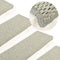 vidaXL - Trapmatten - zelfklevend - 15 - st - sisal-look - 65x21x4 - cm - donkerbeige