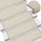vidaXL - Trapmatten - zelfklevend - 15 - st - sisal-look - 65x21x4 - cm - zandkleurig