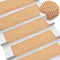 vidaXL - Trapmatten - zelfklevend - 15 - st - sisal-look - 65x21x4 - cm - beige