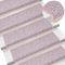 vidaXL - Trapmatten - zelfklevend - 15 - st - sisal-look - 65x21x4 - cm - rood