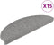 vidaXL - Trapmatten - zelfklevend - 15 - st - sisal-look - 65x21x4 - cm - taupe