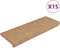 vidaXL - Trapmatten - zelfklevend - 15 - st - sisal-look - 65x21x4 - cm - oranje