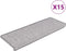 vidaXL - Trapmatten - zelfklevend - 15 - st - sisal-look - 65x21x4 - cm - beige