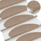 vidaXL - Trapmatten - zelfklevend - 15 - st - sisal-look - 65x21x4 - cm - zandkleurig