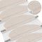 vidaXL - Trapmatten - zelfklevend - 15 - st - sisal-look - 65x21x4 - cm - crèmekleurig