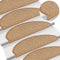 vidaXL - Trapmatten - zelfklevend - 15 - st - sisal-look - 65x21x4 - cm - oranje