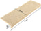 vidaXL - Trapmatten - zelfklevend - 15 - st - sisal-look - 65x21x4 - cm - lichtbeige