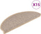 vidaXL - Trapmatten - zelfklevend - 15 - st - sisal-look - 65x21x4 - cm - lichtbeige