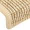 vidaXL - Trapmatten - zelfklevend - 15 - st - sisal-look - 65x21x4 - cm - beige