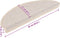 vidaXL - Trapmatten - zelfklevend - 15 - st - sisal-look - 65x21x4 - cm - crèmekleurig