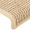 vidaXL - Trapmatten - zelfklevend - 15 - st - sisal-look - 65x21x4 - cm - lichtbeige