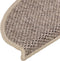 vidaXL - Trapmatten - zelfklevend - 15 - st - sisal-look - 65x21x4 - cm - donkerbeige