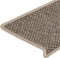 vidaXL - Trapmatten - zelfklevend - 15 - st - sisal-look - 65x21x4 - cm - donkerbeige