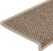vidaXL - Trapmatten - zelfklevend - 15 - st - sisal-look - 65x21x4 - cm - zandkleurig