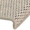vidaXL - Trapmatten - zelfklevend - 15 - st - sisal-look - 65x21x4cm - zilverkleurig