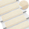 vidaXL - Trapmatten - zelfklevend - 15 - st - sisal-look - 65x21x4cm - zilverkleurig