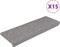 vidaXL - Trapmatten - zelfklevend - 15 - st - sisal-look - 65x21x4cm - zilverkleurig