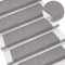 vidaXL - Trapmatten - zelfklevend - 15 - st - sisal-look - 65x21x4cm - zilverkleurig