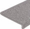 vidaXL - Trapmatten - zelfklevend - 15 - st - sisal-look - 65x21x4cm - zilverkleurig