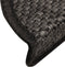 vidaXL - Trapmatten - zelfklevend - 15st - sisal-look - 56x17x3cm - antracietkleur