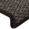 vidaXL - Trapmatten - zelfklevend - 15st - sisal-look - 65x21x4cm - antracietkleur